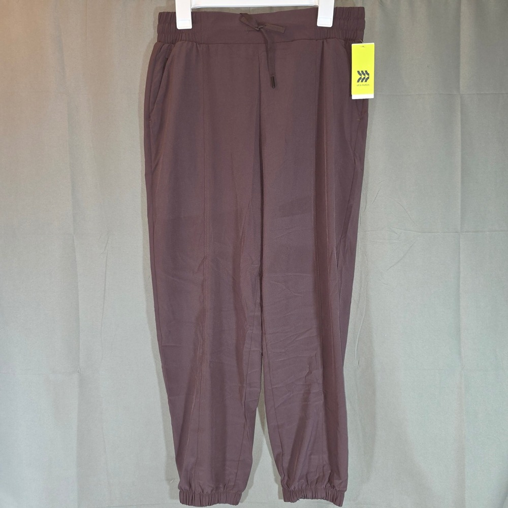 All in Motion Active Light Mid-Rise Jogger Brown Ankle Length Pants Mens Medium